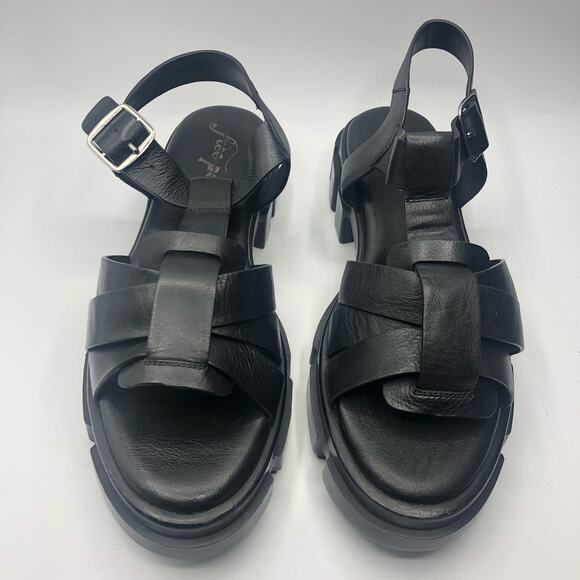 Free People Finley Brooks Sandal Black Size EU 41 US 11 - Picture 3 of 11